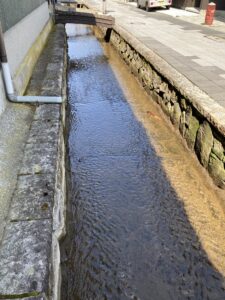 町内川掃除　最後の廃品回収